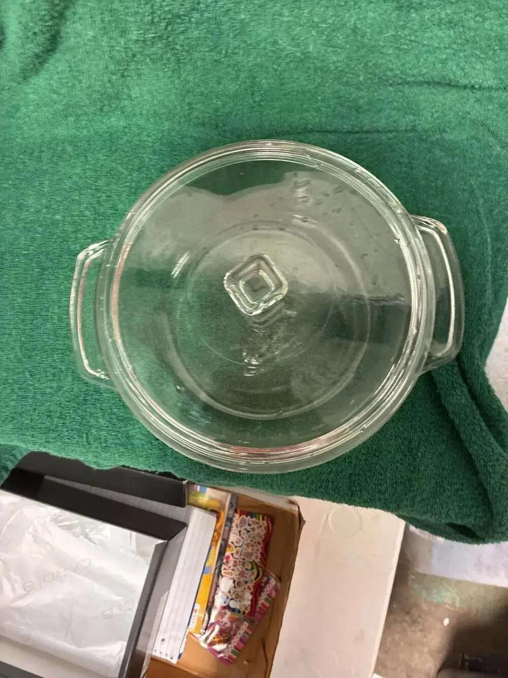 Anchor Hocking Clear Glass Round 2 Quart Casserole Baking Dish with Lid